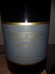 Image result for Vincent Arroyo Petite Sirah