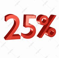Image result for 25% PNG