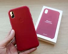 Image result for Apple Leather Case (Product)RED for iPhone XR