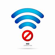 Image result for Not Connected to Internet Symbol