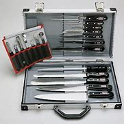 Image result for Damascus Steel Chef Knife Set