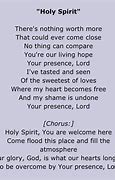 Image result for Holy Spirit Christian Song