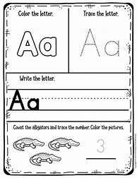 Image result for A Worksheets for Preschoolers