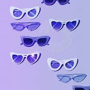 Image result for Purple Sunglasses Aesthetic