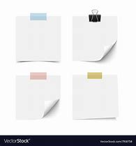 Image result for White Sticky Notes Paper Clip