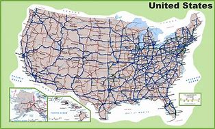 Image result for Large Print Road Map United States