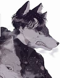 Image result for 1080X1080 Anime Wolf Boy