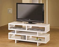 Image result for Small Modern White TV Stand