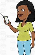 Image result for Person On Cell Phone Clip Art