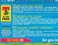 Image result for T in the Park Line Up