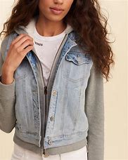 Image result for Jean Jacket Hoodie