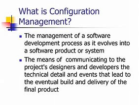 Image result for Configuration Management Definition