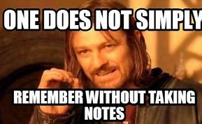 Image result for Complete Your Notes Meme