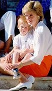 Image result for Prince Harry and Diana