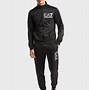 Image result for EA7 Tracksuit Black and Red