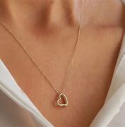 Image result for Gold Heart Necklace