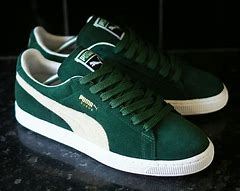 Image result for Green Suede Puma Sneakers
