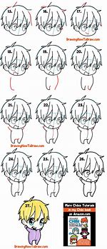 Image result for Kawaii Anime Boy Drawing Easy