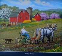 Image result for Summer Farm Scenes Paintings