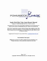 Image result for Apple iPod Mini Manual