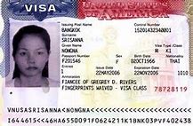 Image result for Visa Number Example