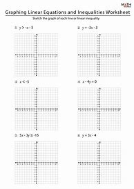Image result for Linear Graphs Worksheet