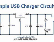 Image result for USB Charger Circuit Diagram