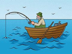 Image result for Old Man Vector Fishing