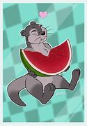 Image result for Otter Watermelon