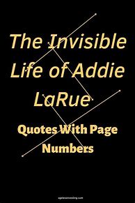 Image result for The Invisible Life of Addie LaRue Quotes About Time