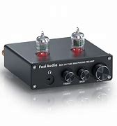 Image result for Vacuum Tube Pre Amp Turntable