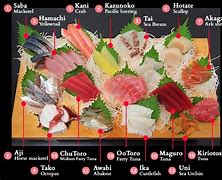 Image result for Sashimi Sushi Kinds
