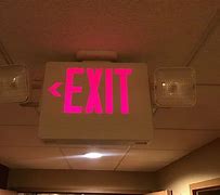 Image result for Hallways with Exit Emergency Sign Lights Pinterest