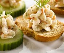 Image result for Salmon Mousse Canapes