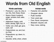 Image result for Old English Talk