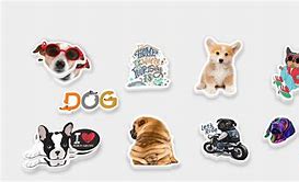Image result for Dog Stickers Pack