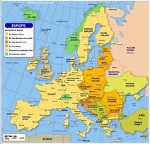Image result for Map of Europe with States