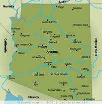 Image result for Large Map Arizona