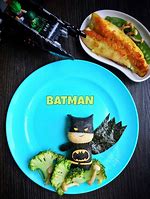 Image result for Food Art Batman