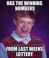 Image result for Bad Luck Brian Lottery