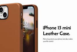 Image result for Leather iPhone 13 Mini Case