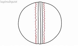 Image result for Outline of Cricket Ball