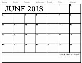 Image result for June 6 Calendar