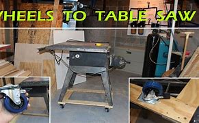 Image result for DIY Table Saw Mobile Base