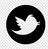 Image result for Twitter Icon Black Circle