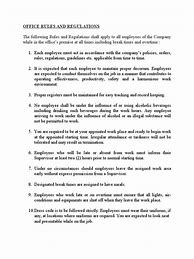 Image result for Office Rules and Regulations for Employees
