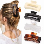 Image result for White Claw Clips for Thick Hair