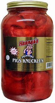 Image result for Pickled Pigs Knuckles