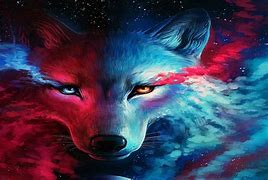 Image result for Fox Neon Blue Galaxy Wallpaper