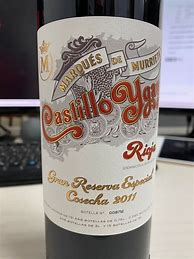 Image result for Marques Murrieta Rioja Castillo Ygay Gran Reserva Especial